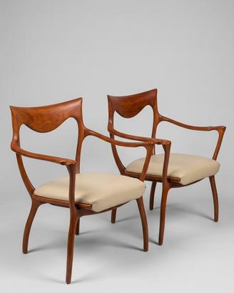2 Sedie Poltroncine Hypnos Ceccotti Collezioni