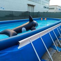 Piscina intex fuori terra 9.60x3.8 m accessoriata