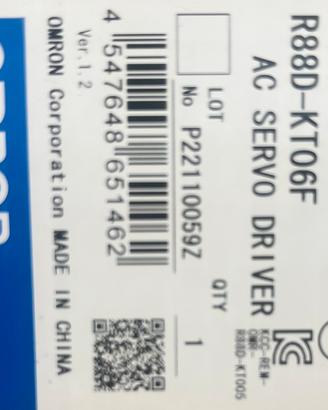 R88D-KT06F omron azionamento