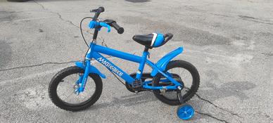  bici con rotelle per bimbi 2/6 anni