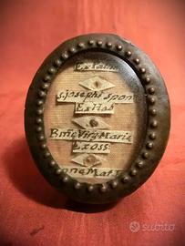 RELIQUIARIO CON TRE RELIQUIE - 1700 sec.XVIII