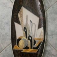 Piatto ceramica da tavola o parete Alfa anni '50