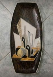 Piatto ceramica da tavola o parete Alfa anni '50