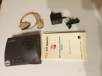 us-robotics 56k professional manage modem