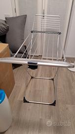 stendibiancheria a cavalletto in alluminio