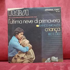 Vinile 45 L'ultima neve di primavera Micalizzi