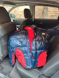 Giacca da sci in piumino d'oca.