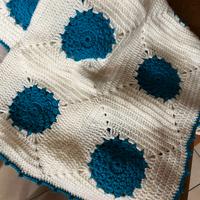 Copertina Baby all'uncinetto