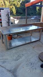 banco in accaio inox