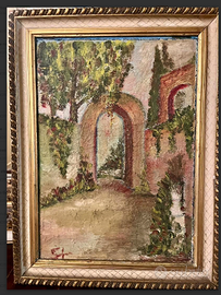 SENSAZIONALEdipinto"PAESAGGIO"FIRMATOdelXIXsecolo