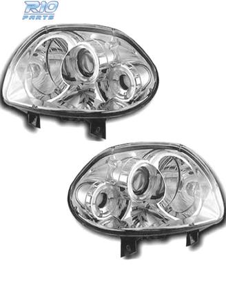 FARI PER RENAULT CLIO 98-01 ANGEL EYES FONDO CROMA