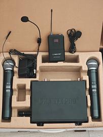 Microfono microfoni sistema wireless professionale