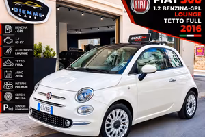 Fiat 500 1.2 Gpl - Lounge - Tetto Apribile 2016