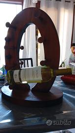 PORTA BOTTIGLIE LEGNO