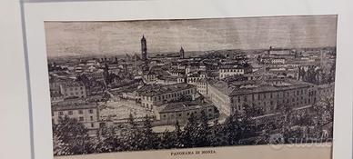 stampa antica di monza rarissima 