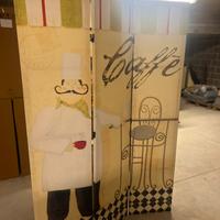 Divisorio decorativo chef e caffè