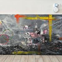 Quadro decorativo acrilico street art