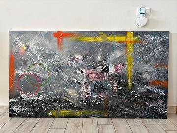 Quadro decorativo acrilico street art