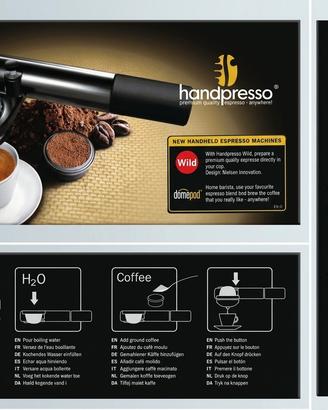 Macchina Caffè Espresso Portatile Handpresso Wild 