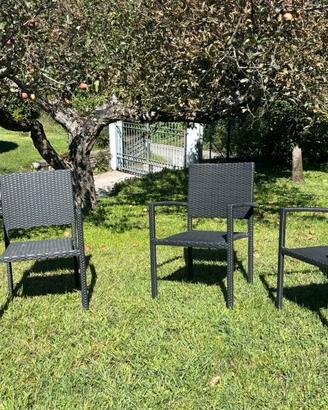 sedie da giardino 