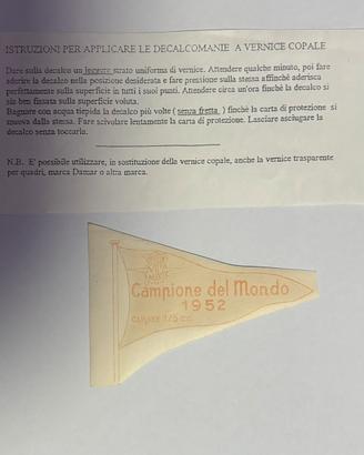 Decalcomania serbatoio MV AGUSTA