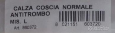 Calza coscia antitrombo