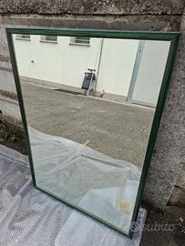🪞 Specchio grande con cornice verde – 75x105