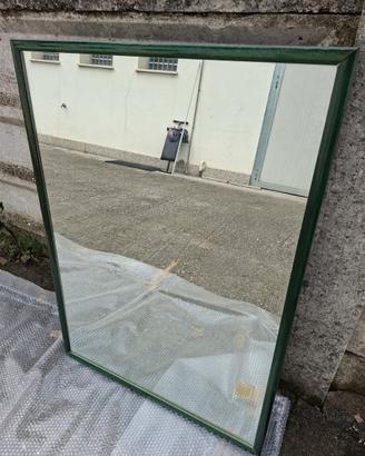 🪞 Specchio grande con cornice verde – 75x105