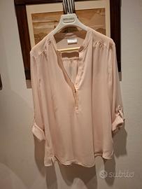 blusa poliestere rosa pallido Canda paillettes 48