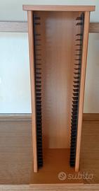 lotto di 3 pz porta cd/porta mc