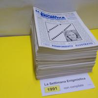 LA SETTIMANA ENIGMISTICA, anno 1991, NON compilati