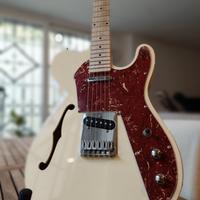 chitarra elettrica assemblata, semiacustica 