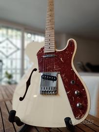chitarra elettrica assemblata, semiacustica 