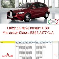 Calze da Neve Mercedes CLA A177 B245 misura L