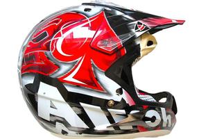 Casco AIROHHELMET grafica enduro motard cross quad
