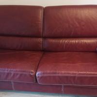 divano letto pelle 3 posti tisettanta