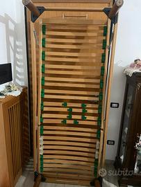 Rete letto ortopedica reclinabile