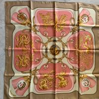 RARE COLLECTIBLE VINTAGE HERMES SILK SCARF TSUBAS