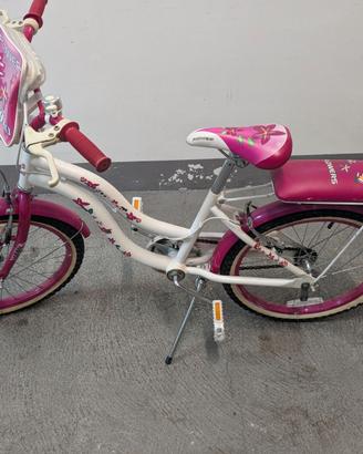 Bicicletta FLOWER taglia 20  per bamba