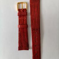 Cinturino in pelle di lucertola 18mm