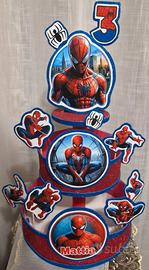 Torta scenografica spider-man