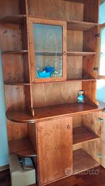 credenza in legno, arte povera 