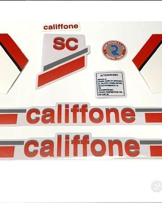 kit adesivi Rizzato Califfone SC BIANCO AUFKLEBER