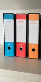 Set 3 raccoglitori ad anelli