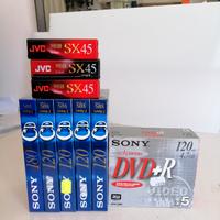 supporti vhs vhs c dvd - r