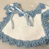 100 bomboniere per neonato tela aida nuove