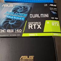 Scheda video Asus GEFORCE RTX 3060TI Mini 8 GB OC