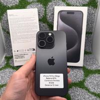 iPhone 15 Pro 256gb Nero - 🔋92% Gar. 12 Mesi