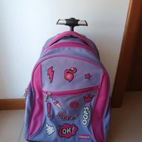 trolley scuola carrera zaino cartella