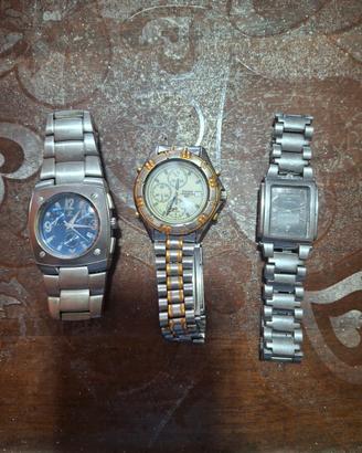 3 orologi vintage
